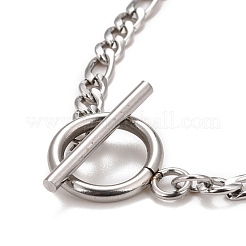 Non-Tarnish 304 Stainless Steel Chain Necklaces&nbsp;NJEW-A002-06P