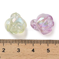UV Plating Luminous Rainbow Iridescent Acrylic Pendants&nbsp;LACR-R001-14A
