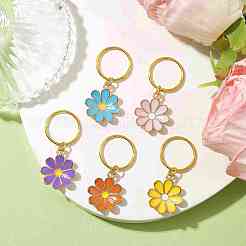 Alloy with Enamel Pendants&nbsp;HJEW-JM01830