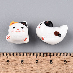 Handmade Porcelain Printed Beads&nbsp;PORC-T133-05