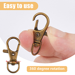 Alloy Swivel Clasps&nbsp;FIND-DC0008-04P
