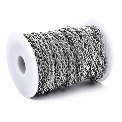 Tarnish Resistant 304 Stainless Steel Rope Chains&nbsp;CHS-T003-30A-P
