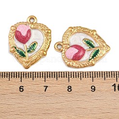 304 Stainless Steel with Enamel Pendants&nbsp;STAS-Z166-18G-03
