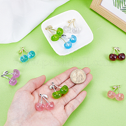 9Pcs 9 Colors Transparent Resin Pendants&nbsp;FIND-PH0026-92