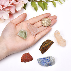 7Pcs 7 Style Natural Crystal Cabochons&nbsp;G-SZ0001-18