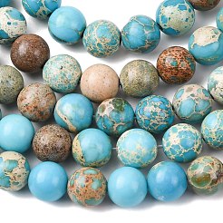 Natural Imperial Jasper Beads Strands&nbsp;G-A175B-8mm-03A