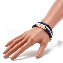 Love Beads Stacking Stretch Bracelets Set for Women&nbsp;BJEW-JB07162