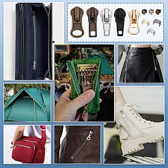 Zinc Alloy Zipper Sliders & Zipper On The Top of The Plug&nbsp;FIND-PH0021-82