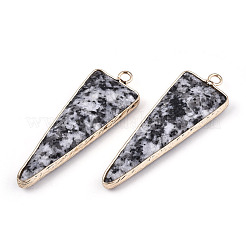 Natural Sesame Jasper Pointed Pendants&nbsp;G-N326-56B