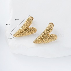 Valentine's Day 304 Stainless Steel Stud Earrings&nbsp;DC4615