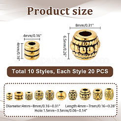 Tibetan Style Alloy Beads&nbsp;TIBEB-GA0001-02AG