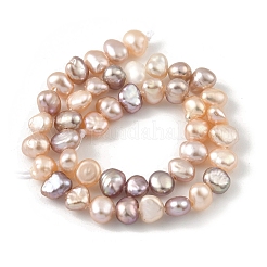 Natural Cultured Freshwater Pearl Beads Strands&nbsp;PEAR-A006-02F