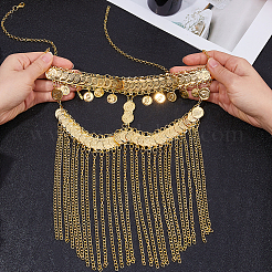 1Pc Alloy Coin Tassel Masquerade Masks&nbsp;AJEW-FH0009-02