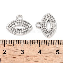 Non-Tarnish 304 Stainless Steel Pendant Rhinestone Settings&nbsp;STAS-P364-01P
