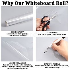 1 Roll PP Whiteboard Stickers&nbsp;AJEW-GF0015-04