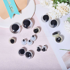 56 Sets 7 Styles Plastic Doll Craft Eyes&nbsp;DIY-GL0005-15