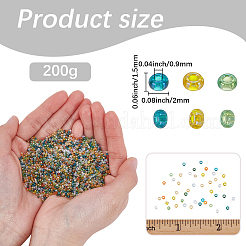 200G FGB Grade A Round Glass Seed Beads&nbsp;SEED-SP0001-15