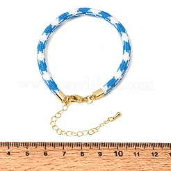 Braided Round Polyester Cord Bracelet Makings&nbsp;FB-CBAEDA0-01G-32