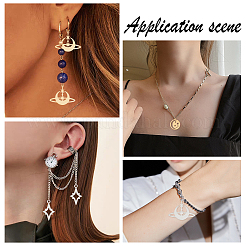 12Pcs 3 Style 201 Stainless Steel Pendants&nbsp;STAS-DC0003-07