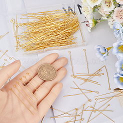 600Pcs 3 Styles Brass Eye Pin&nbsp;KK-SP0001-75G