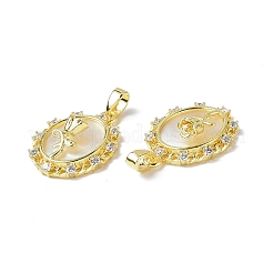 Shell Pendants&nbsp;KK-P223-06G-01