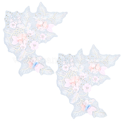 Polyester Embroidery Lace Sewing Ornaments&nbsp;DIY-WH2031-077A-01