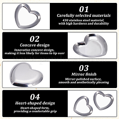 2Pcs 430 Stainless Steel Display Trays for Key Jewelry&nbsp;ODIS-SP0001-12P