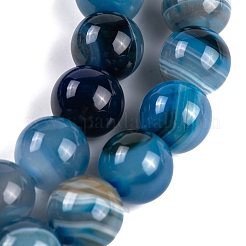 Natural Striped Agate/Banded Agate Beads&nbsp;AGAT-8D-8A