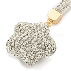 Resin Rhinestone Alloy Keychain&nbsp;KEYC-U006-01A