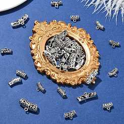 70Ppcs 14 Styles Tibetan Style Alloy Tube Bails&nbsp;FIND-CJ0002-99