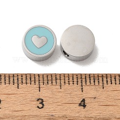 304 Stainless Steel Enamel Beads&nbsp;STAS-L022-096P-02