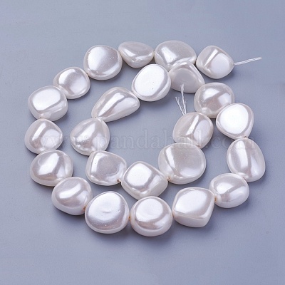 Shell Pearl Beads Strands&nbsp;BSHE-P030-02E-1