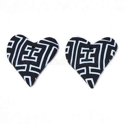 Handmade Polymer Clay Pendants&nbsp;CLAY-N010-045A-1