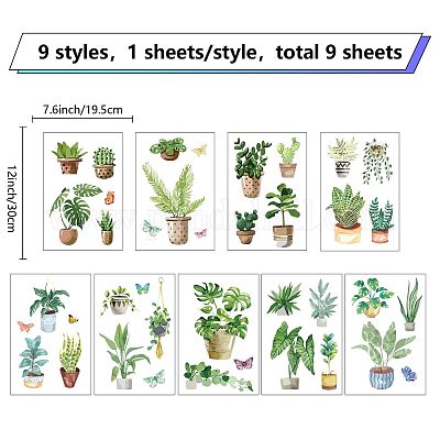 PVC Window Sticker&nbsp;DIY-WH0435-001-1