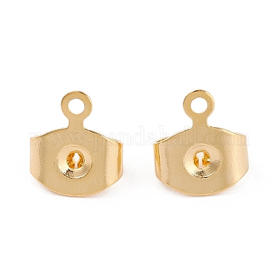 Brass Ear Nuts&nbsp;X-KK-P001-75G-B-1