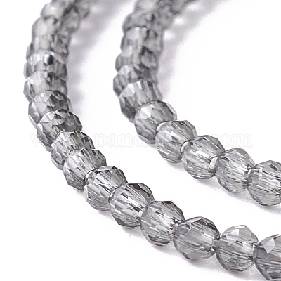 Transparent Glass Beads Strands&nbsp;GLAA-C019-01A-28-1