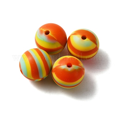 Silicone Beads&nbsp;SIL-WH0001-35G-1
