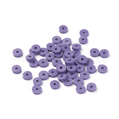 Handmade Polymer Clay Beads&nbsp;CLAY-R067-4.0mm-03-1
