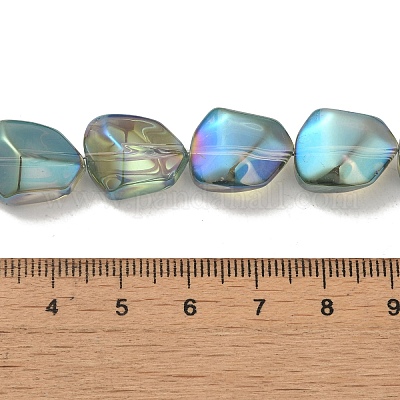 Electroplate Glass Beads Strands&nbsp;EGLA-Q066-03-1