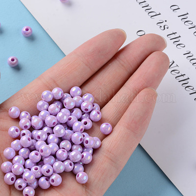 Opaque Acrylic Beads&nbsp;MACR-S370-D6mm-A03-1
