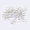 925 Sterling Silver Saw Cut Open Jump Rings, Round, Silver, 21 Gauge, 3x0.7mm, Inner Diameter: 1.5mm, about 270pcs/10g