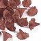 Transparent Acrylic Beads, Calla Lily, Frosted, Sienna, 40.5x33x35mm, Hole: 1.8mm, about 135pcs/500g