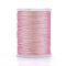 Polyester Metallic Thread, Pink, 1mm, about 7 yards/roll