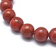 Natural Red Jasper Bead Stretch Bracelets&nbsp;BJEW-K212-C-012-3