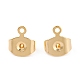 Brass Ear Nuts&nbsp;X-KK-P001-75G-B-2