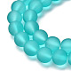 Baking Paint Transparent Glass Bead Strands&nbsp;GLAA-S031-4mm-18-3