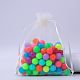 Rectangle Organza Drawstring Bags&nbsp;CON-PW0001-054A-18-1