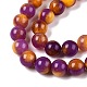 Dyed Natural White Jade Beads Strands&nbsp;G-T138-10mm-210-22-3