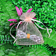 Rectangle Organza Drawstring Bags&nbsp;CON-PW0001-054A-3