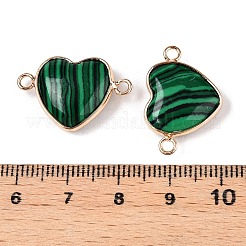 Synthetic Malachite Love Heart Pendants&nbsp;G-T138-205B-G